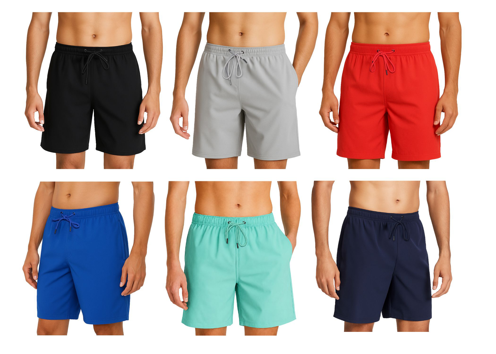 M-SOL - Wholesale Men's Solid Swim Trunks • Swimsuit Station Wholesale